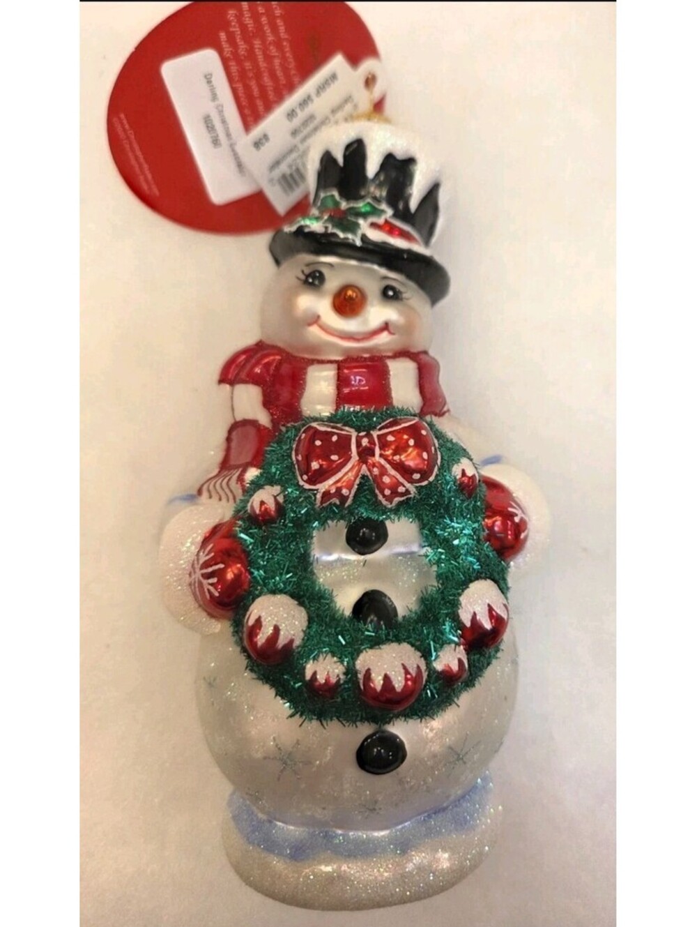 Christopher Radko Darling Christmas Decorator Glass 6" Ornament **NEW w/Tag**